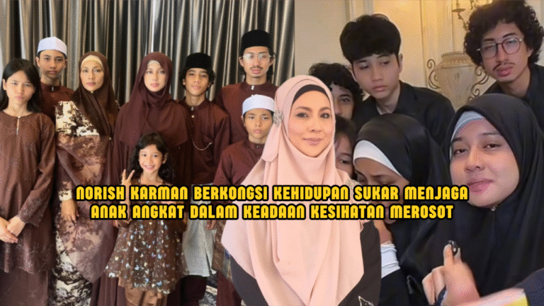 ​​Norish Karman Dedah Jaga 4 Anak Angkat, Hidup Makin Perit