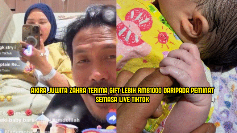 Rezeki Baby Akira Cecah RM81K, Shuib & Watie Terharu