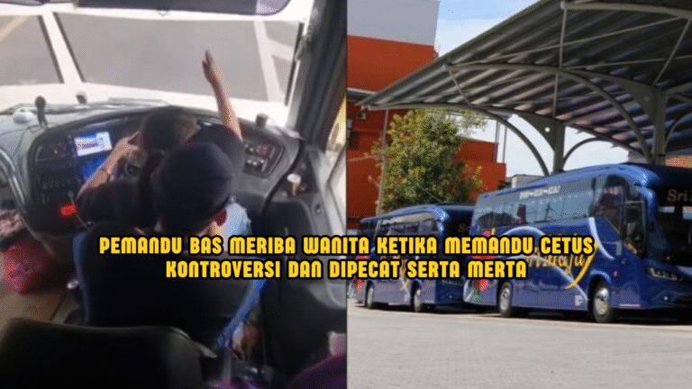 Driver Pangku Wanita Ketika Memandu, Sri Maju Group Bertindak Pantas Tamatkan Perkhidmatan