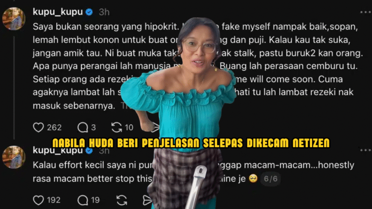 Nabila Huda Bersuara Selepas Dikecam Pakai Off Shoulder Jual Pasta