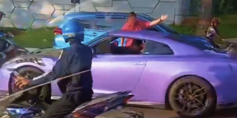 Padah Lawan Arus Waktu Orang Pergi Kerja, Pemandu GT-R ‘Purple’ Kena Saman Trafik