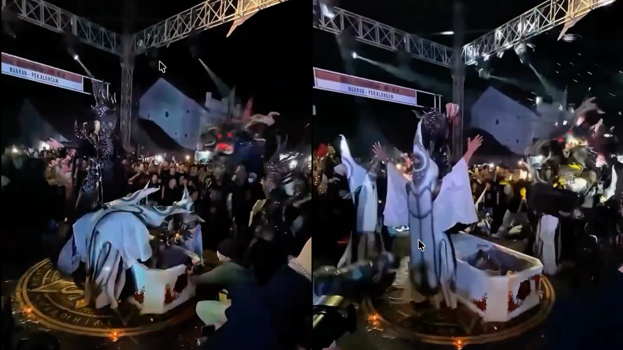 PERSEMBAHAN DI SIMBANG KULON NIGHT CARNIVAL 2026 DI PEKALONGAN, INDONESIA MENCETUSKAN KECAMAN SELEPAS DIDAKWA MEMPUNYAI UNSUR MENYERUPAI RITUAL PEMUJAAN.
