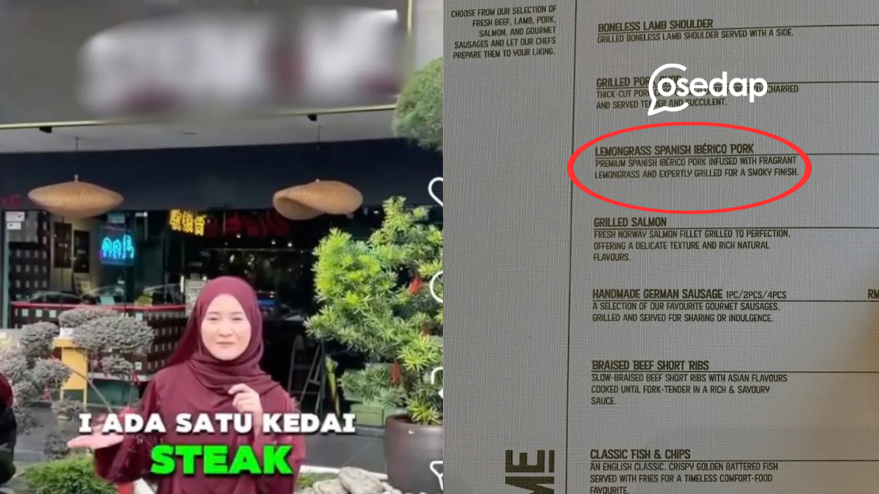 Restoran Ada Menu Babi Guna Talent Berimej Muslim Untuk Promosi, Netizen Persoal Strategi Marketing