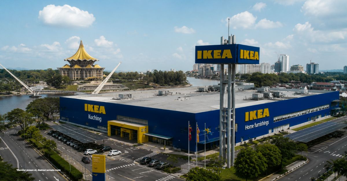 IKEA Akhirnya Lebar Sayap Ke Borneo, Cawangan Pertama Di Kuching Buka Disember 2026