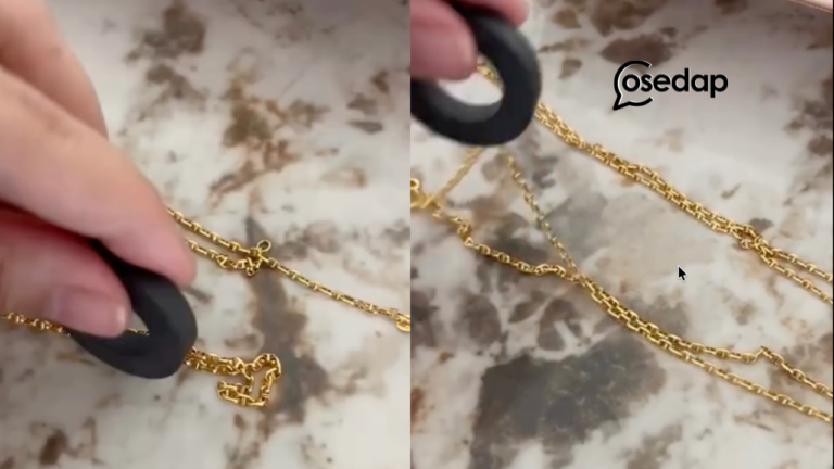 “Tak pass their magnet test” – Barang Kemas Dibeli Ditolak Cawangan Ar-Rahnu Selepas Ujian Magnet