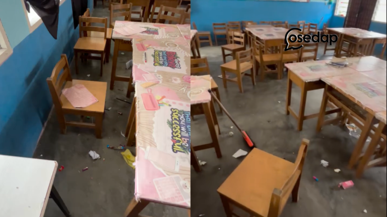 “Disiplin out Adab out” – Pelajar Tinggal Keadaan Bilik Darjah Bersepah-sepah.