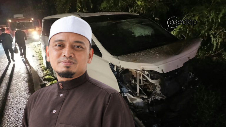 “Terlibat Dalam Kemalangan” – Ustaz Wadi Annuar Dan Staf Selamat Di Gerik