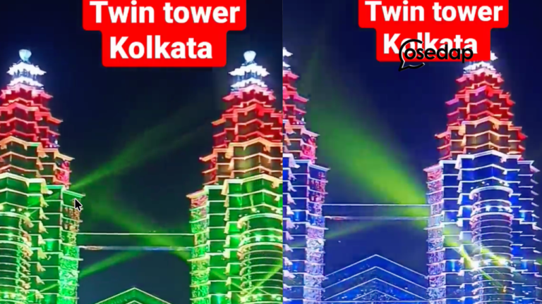 Twin tower Kolkata – Menara Berkembar Petronas Dijadikan Struktur Pesta Di India