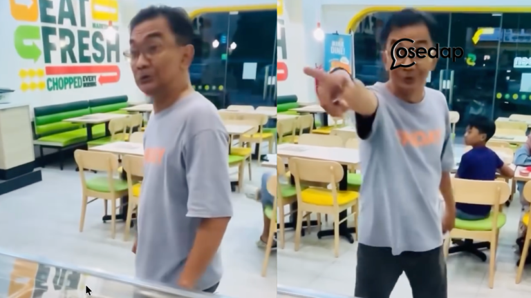 ‘Tengok… pergi tengok CCTV tengok!’ – Pelanggan Mengamuk Dan Maki Pekerja Subway Depan Keluarga