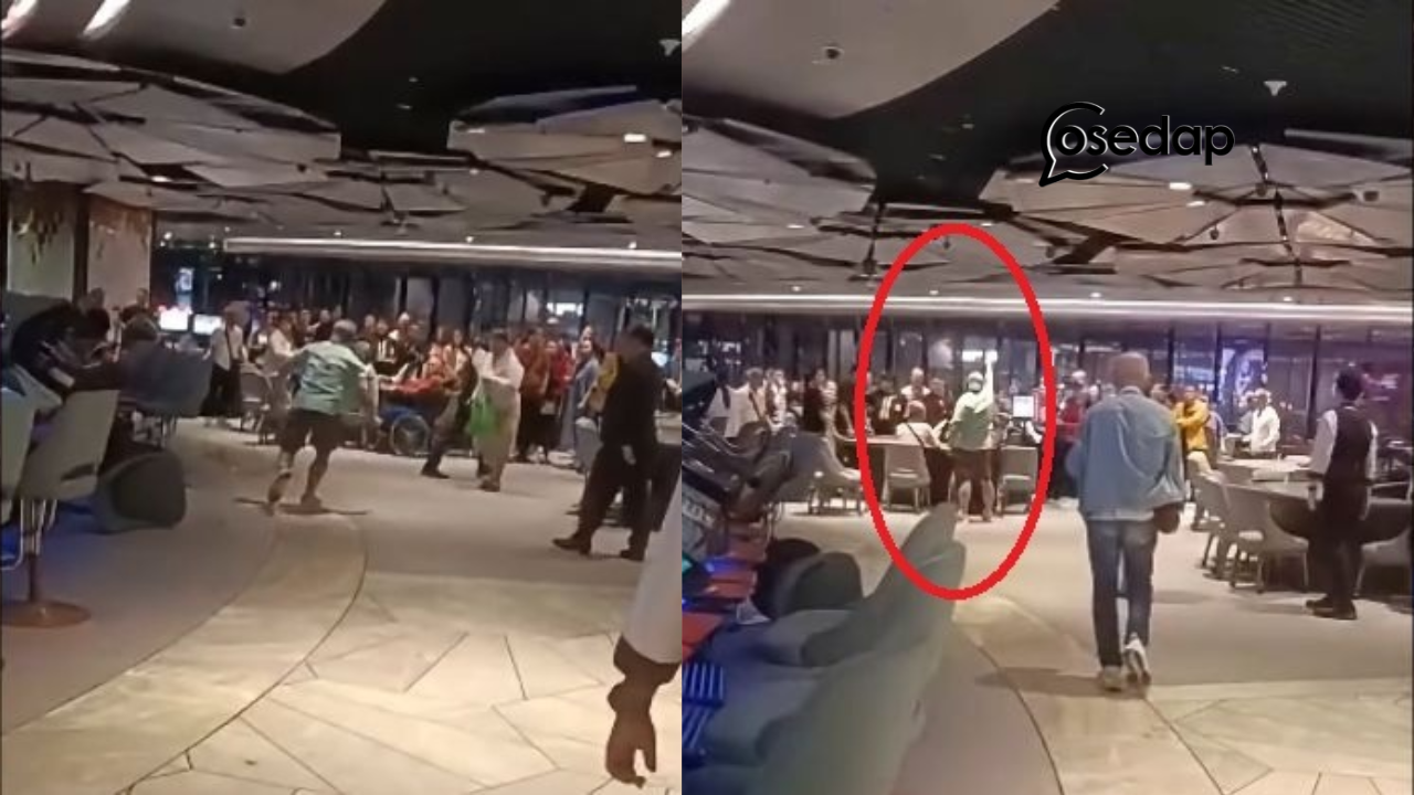 Hentak Mesin Judi Guna Kepala Sampai Luka, Lelaki Mengamuk Di Genting Tumbuk Polis Bantuan Hingga Patah 2 Gigi!